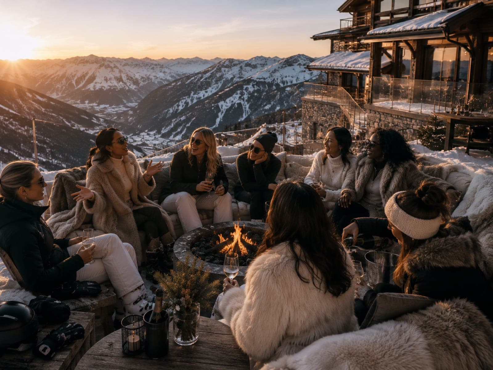 A luxury ski retreat in the Alps, the setting for an upcoming Body & Soul retreat.